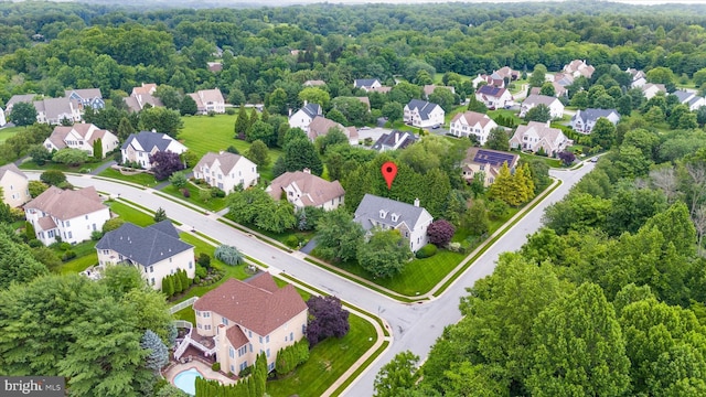 1 Derbyshire Way, Wilmington, DE 19807 - aerial perspective of suburban area