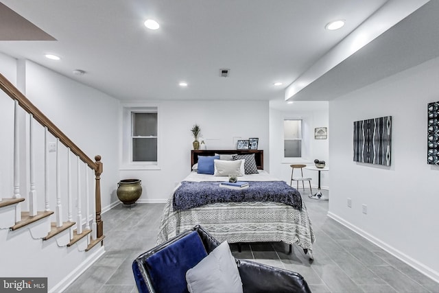 251 8th St NE, Washington, DC 20002 - bedroom with recessed lighting and baseboards