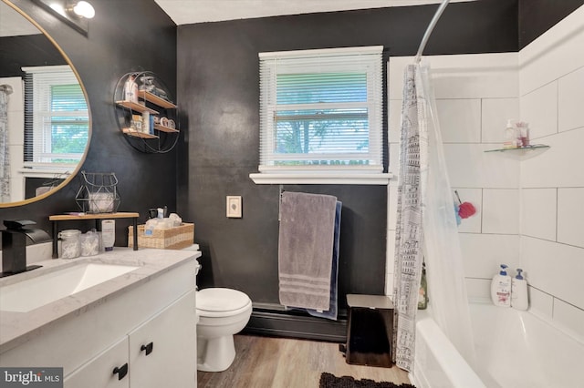 800 Delta Rd, Red Lion, PA 17356 - bathroom with toilet, wood finished floors, vanity, and healthy amount of natural light