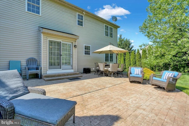 701 Antietam Dr, Douglassville, PA 19518 - view of patio / terrace with outdoor dining space