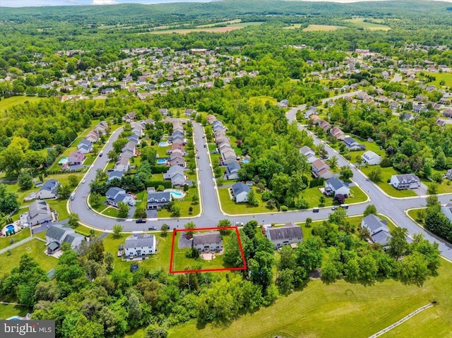 701 Antietam Dr, Douglassville, PA 19518 - aerial view of residential area with property parcel outlined