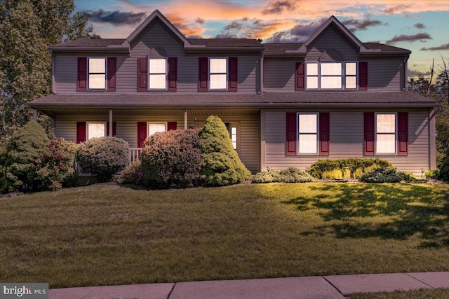 701 Antietam Dr, Douglassville, PA 19518 - view of front of property with a front lawn and a porch