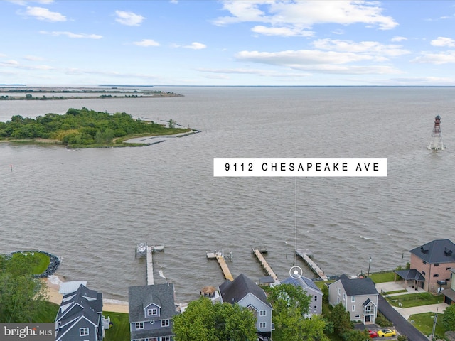 9112 Chesapeake Ave, Sparrows Point, MD 21219 - aerial view of a large body of water