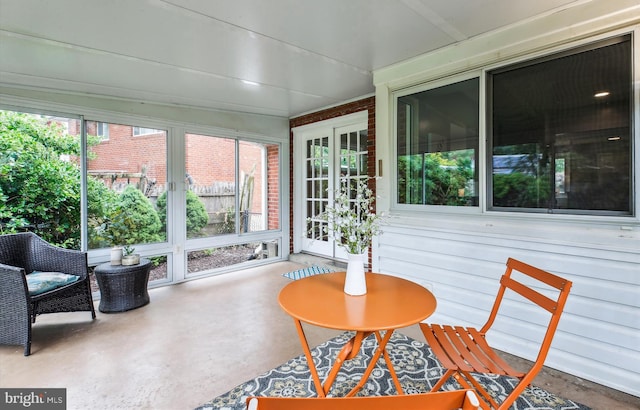 10400 Conover Dr, Silver Spring, MD 20902 - sunroom with healthy amount of natural light and french doors