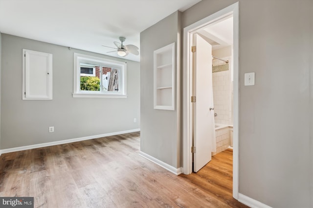 10400 Conover Dr, Silver Spring, MD 20902 - unfurnished room featuring ceiling fan, wood finished floors, and baseboards