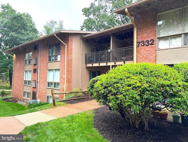 7332 Lee Hwy Unit 201, Falls Church, VA 22046 - view of building exterior with central AC unit