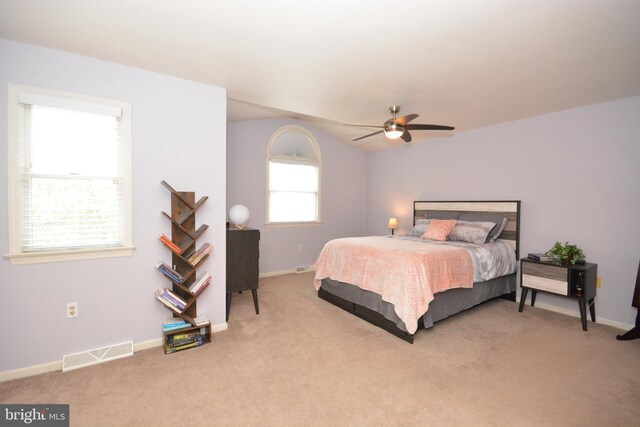 138 Pepperton Ct, Lititz, PA 17543 - bedroom featuring light carpet, baseboards, and a ceiling fan