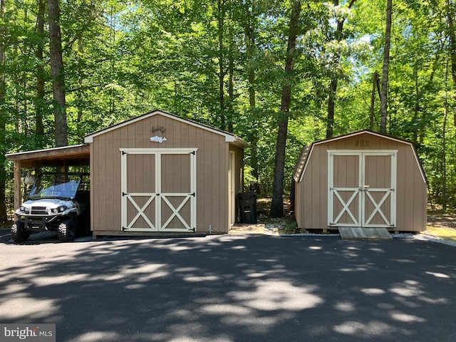 347 Lakewood Cir, Mineral, VA 23117 - view of shed with a carport
