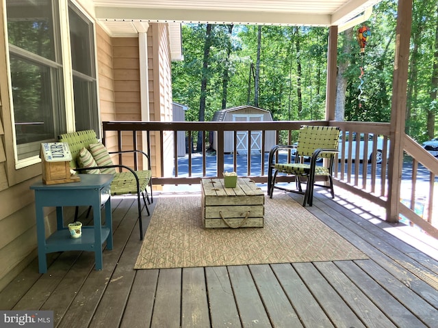347 Lakewood Cir, Mineral, VA 23117 - view of wooden terrace