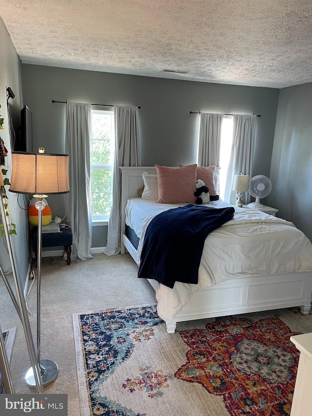 2974 Corona Ct, Manchester, MD 21102 - carpeted bedroom featuring a textured ceiling