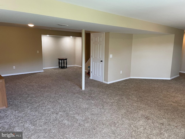2974 Corona Ct, Manchester, MD 21102 - finished basement featuring carpet floors and baseboards