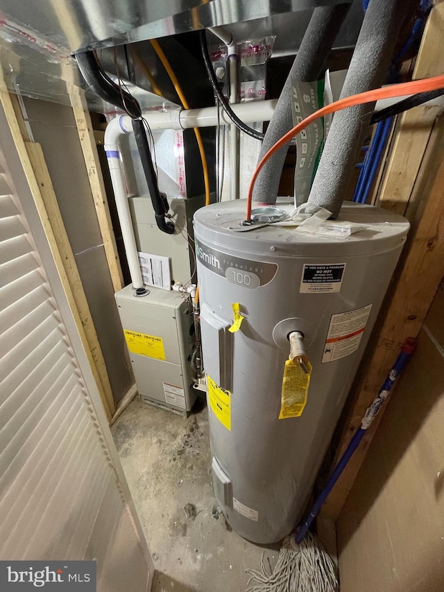 6108 Walnut St, Philadelphia, PA 19139 - utility room featuring water heater