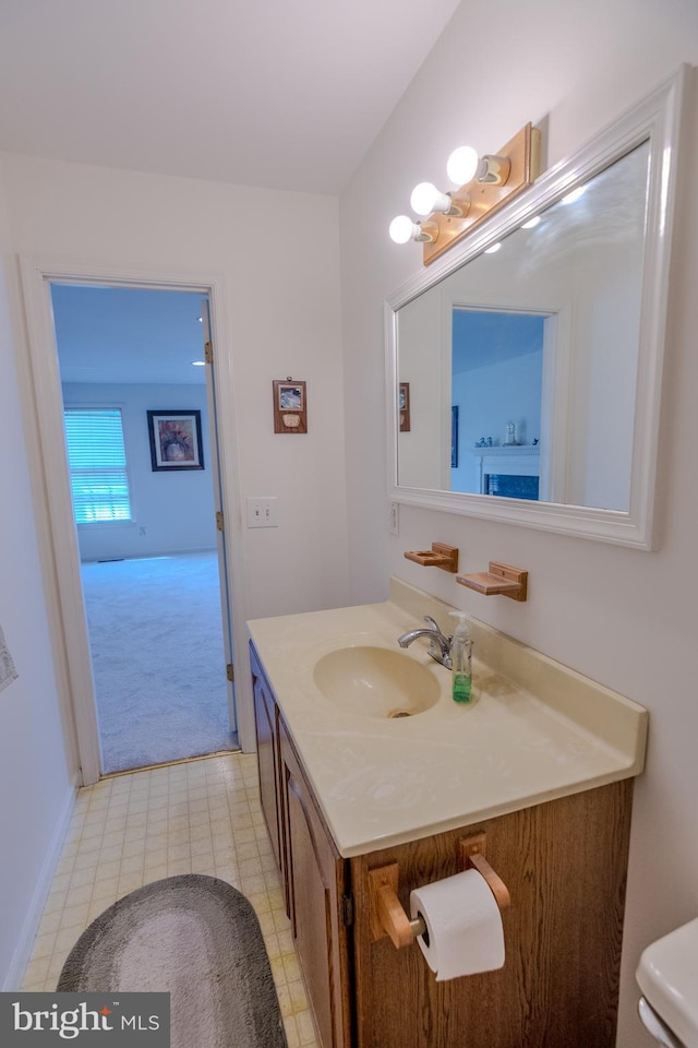 27836 Clearwater Ct, Salisbury, MD 21801 - bathroom featuring vanity and toilet