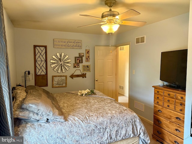21 Georgie Ln, Richland, PA 17087 - carpeted bedroom with a ceiling fan