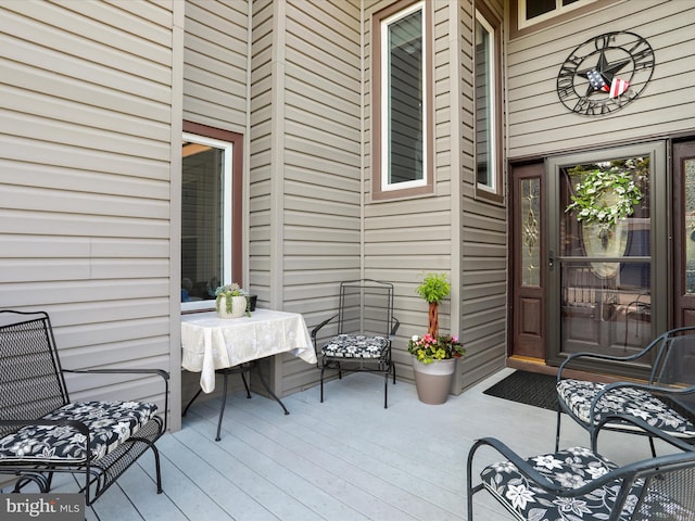 123 Windy Meadows Ct, Front Royal, VA 22630 - doorway to property featuring a wooden deck