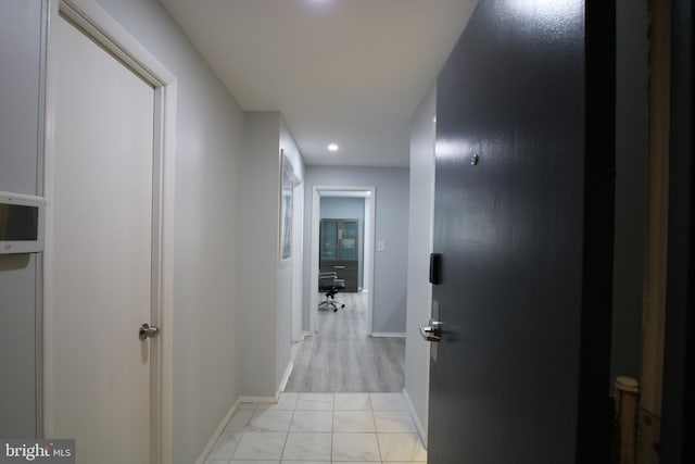 1325 18th St NW Unit Rp-105, Washington, DC 20036 - corridor featuring baseboards and recessed lighting