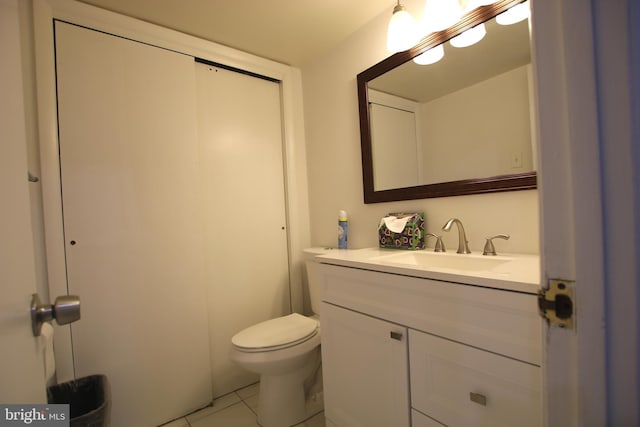1325 18th St NW Unit Rp-105, Washington, DC 20036 - half bath featuring vanity and tile patterned flooring