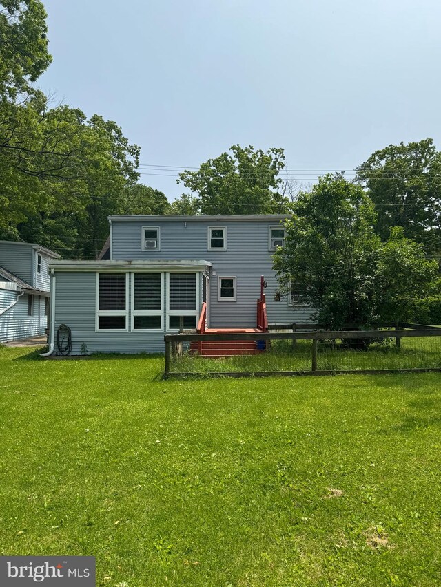 1238 Fox Hill Rd, State College, PA 16803 - back of property featuring a yard