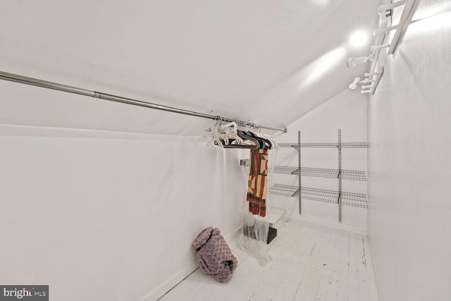103 E Monroe Ave, Alexandria, VA 22301 - spacious closet featuring vaulted ceiling