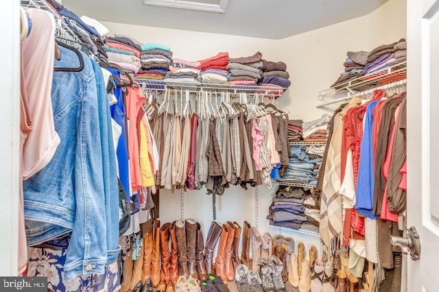 8 Adams Ln, Hainesport, NJ 08036 - spacious closet with attic access