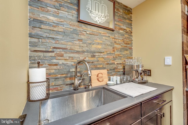 8 Adams Ln, Hainesport, NJ 08036 - bar area with a sink