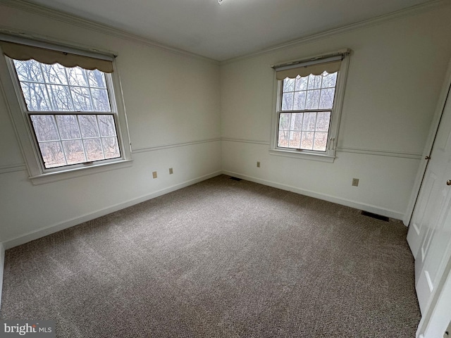 519 Orchard Dale Dr, Clear Brook, VA 22624 - carpeted spare room with ornamental molding and baseboards