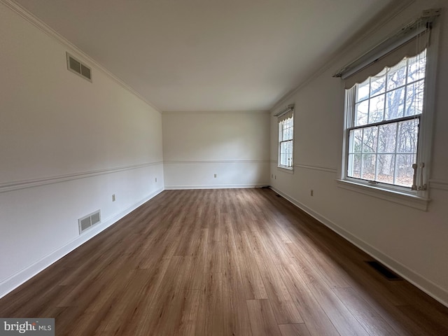 519 Orchard Dale Dr, Clear Brook, VA 22624 - unfurnished room featuring wood finished floors, crown molding, and baseboards