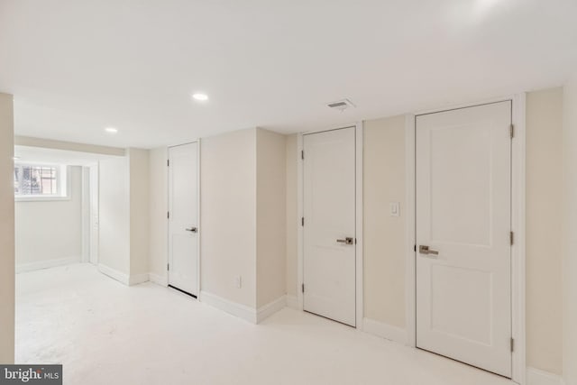 5724 Pine St, Philadelphia, PA 19143 - basement featuring recessed lighting and baseboards