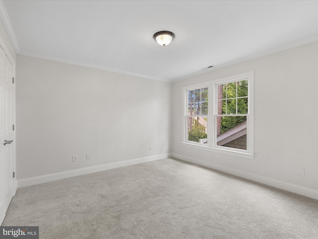 138 Park Side Cir, Ocean Pines, MD 21811 - empty room with ornamental molding and carpet floors