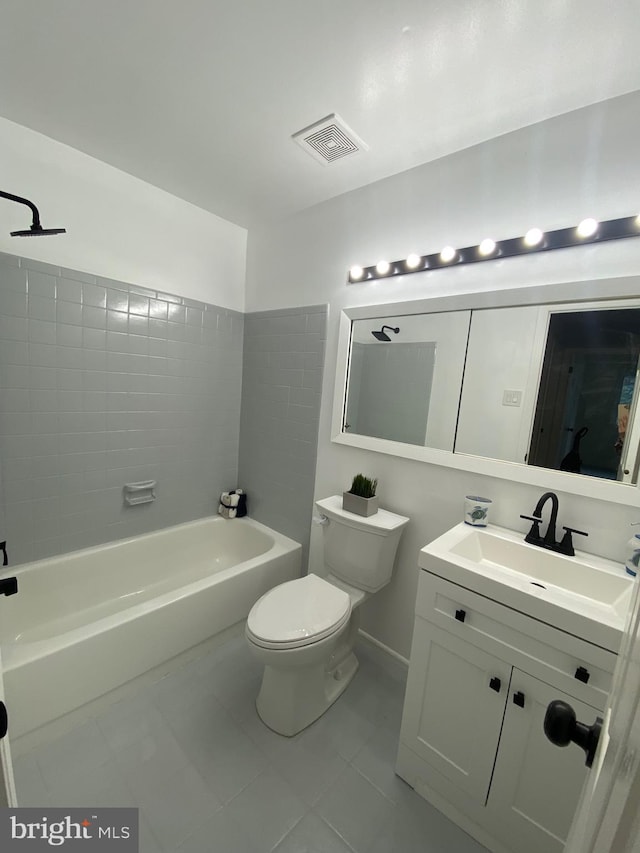 605 Bismark Way, King Of Prussia, PA 19406 - bathroom featuring toilet, vanity, and tile patterned floors