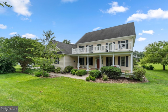 2550 Wellworth Way W, Friendship, MD 21794 - colonial-style house featuring a porch and a front yard
