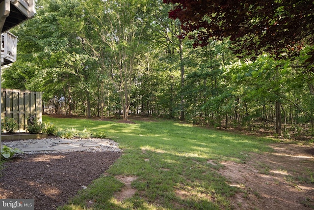 43433 Blair Park Sq, Ashburn, VA 20147 - view of yard with a forest view