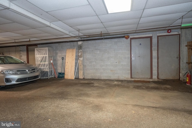 102 W Montgomery Ave Unit A, Ardmore, PA 19003 - parking garage featuring concrete block wall