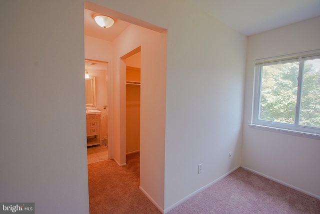 10248 Prince Pl Unit 23-102, Upper Marlboro, MD 20774 - hallway featuring light colored carpet and baseboards