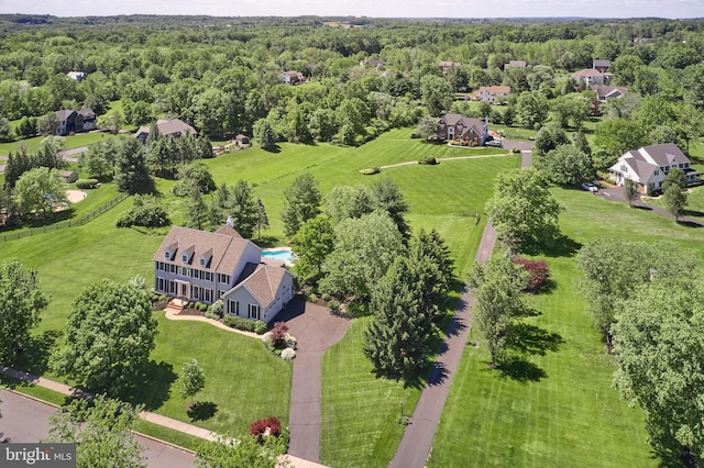 4953 Gloucester Dr, Doylestown, PA 18902 - bird's eye view of a forest