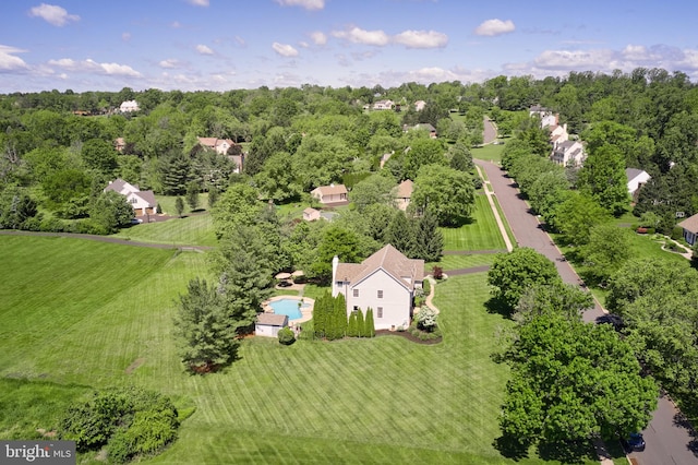 4953 Gloucester Dr, Doylestown, PA 18902 - aerial view of a pool area