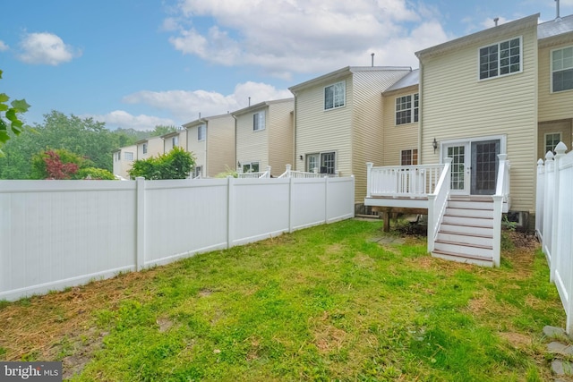 613 Berwick Ct, Abingdon, MD 21009 - rear view of house with a deck