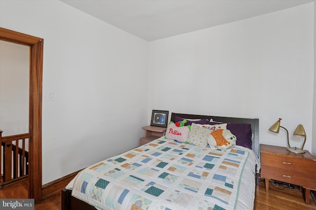 527 S 55th St, Philadelphia, PA 19143 - bedroom with wood finished floors