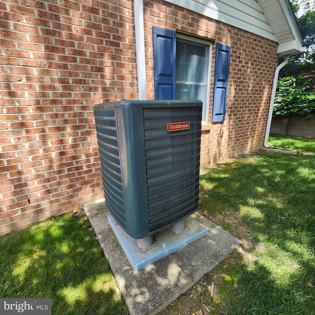 2807 Carlisle Dr Unit 29, New Windsor, MD 21776 - exterior view of central air condition unit and brick siding