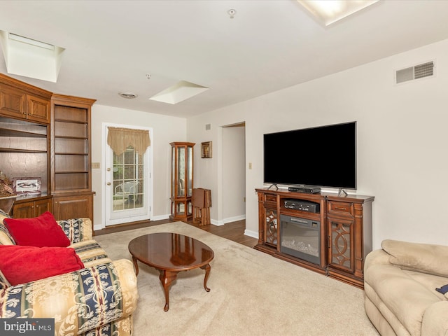 2807 Carlisle Dr Unit 29, New Windsor, MD 21776 - living area with a skylight and baseboards