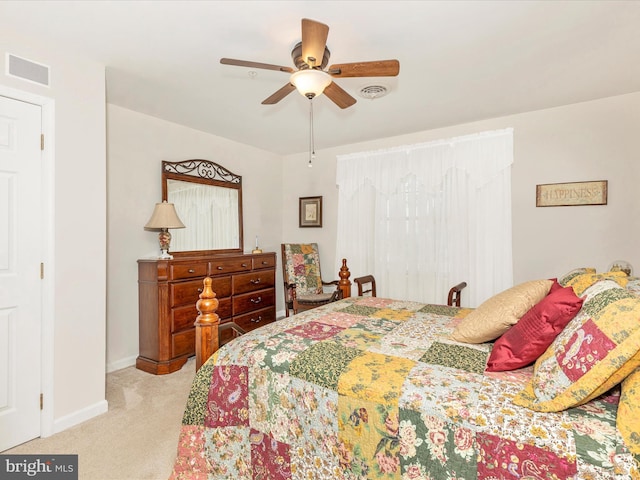 2807 Carlisle Dr Unit 29, New Windsor, MD 21776 - bedroom with carpet flooring, baseboards, and ceiling fan