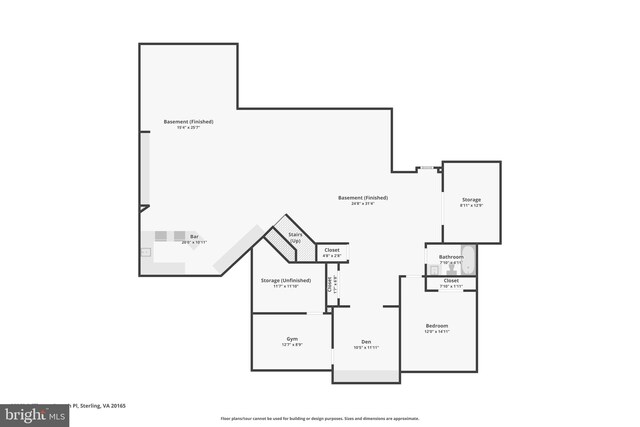 20369 Stillhouse Branch Pl, Sterling, VA 20165 - room layout