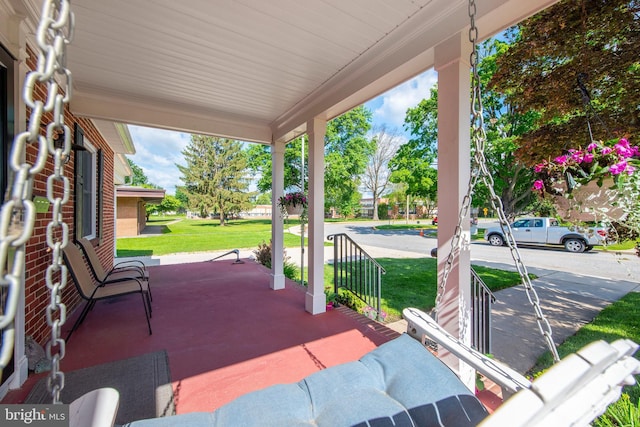 714 Alliance St, Havre De Grace, MD 21078 - porch with a yard