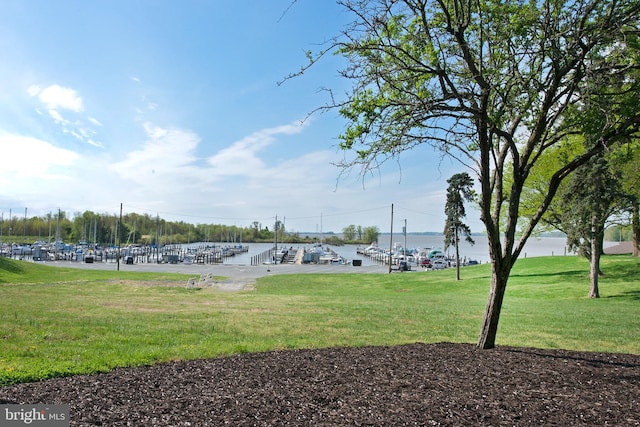 714 Alliance St, Havre De Grace, MD 21078 - view of home's community with a lawn and a water view