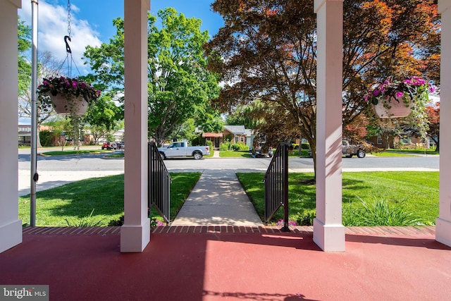 714 Alliance St, Havre De Grace, MD 21078 - porch with a lawn