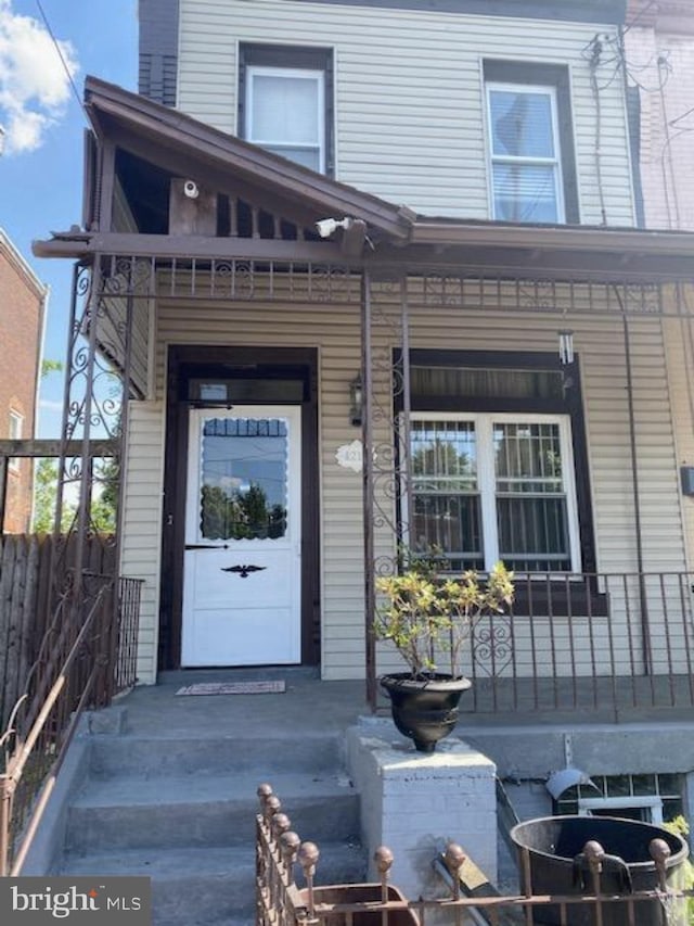 4216 Wyalusing Ave, Philadelphia, PA 19104 - view of exterior entry featuring a porch