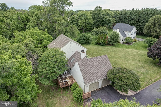 208 E Bradford Ct, Middletown, DE 19709 - aerial view of property and surrounding area with a forest