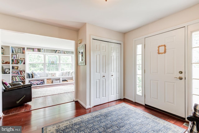 208 E Bradford Ct, Middletown, DE 19709 - entryway featuring wood-type flooring and plenty of natural light
