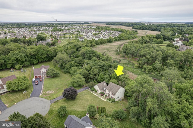 208 E Bradford Ct, Middletown, DE 19709 - aerial overview of property's location featuring nearby suburban area