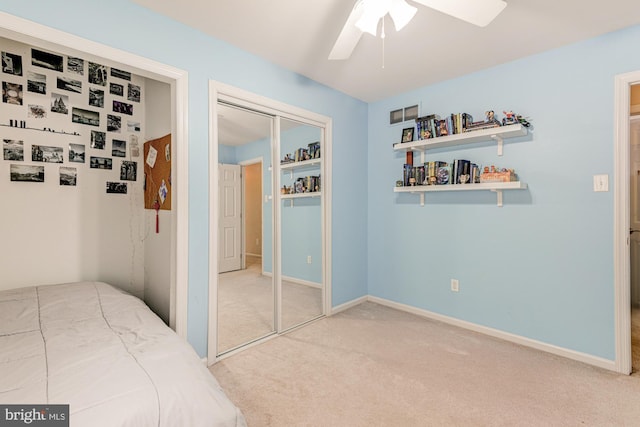 208 E Bradford Ct, Middletown, DE 19709 - bedroom with carpet floors and a ceiling fan